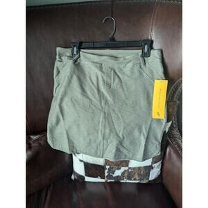 Lole Women's Jania Skirt LICHEN Heathered Relaxed Knit S